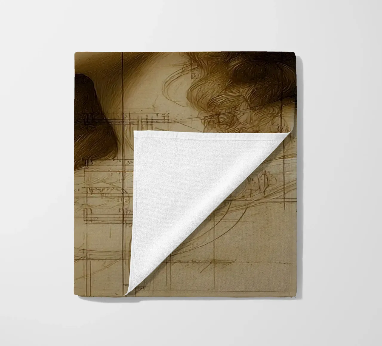 Da Vincis Scetch telo mare da M-Ulrich-Digital Art