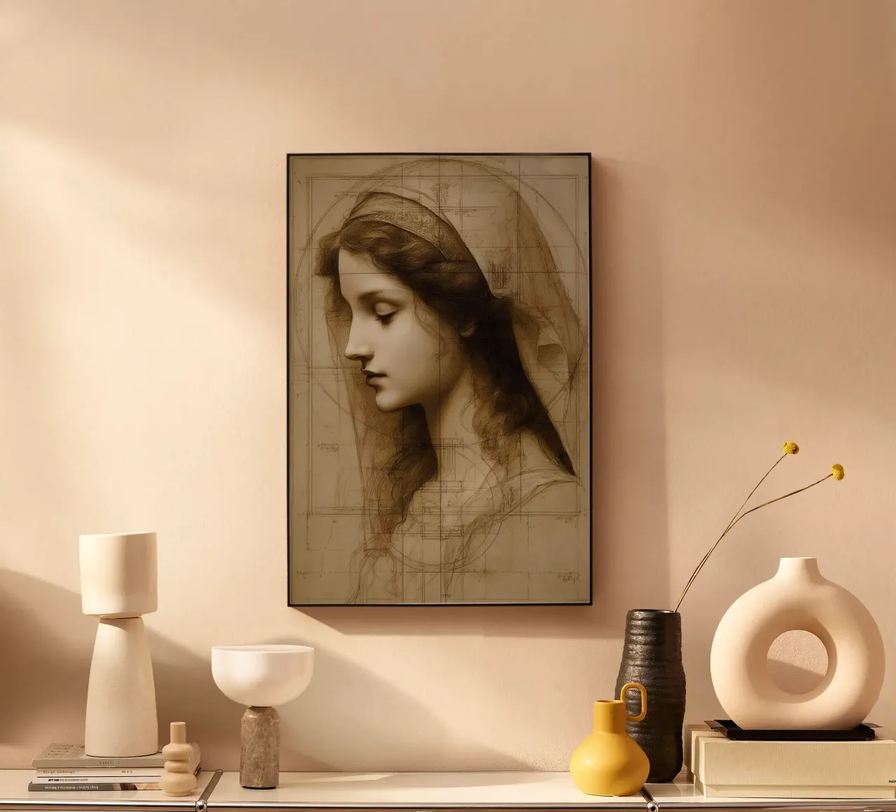 Da Vincis Scetch plexiglass da M-Ulrich-Digital Art