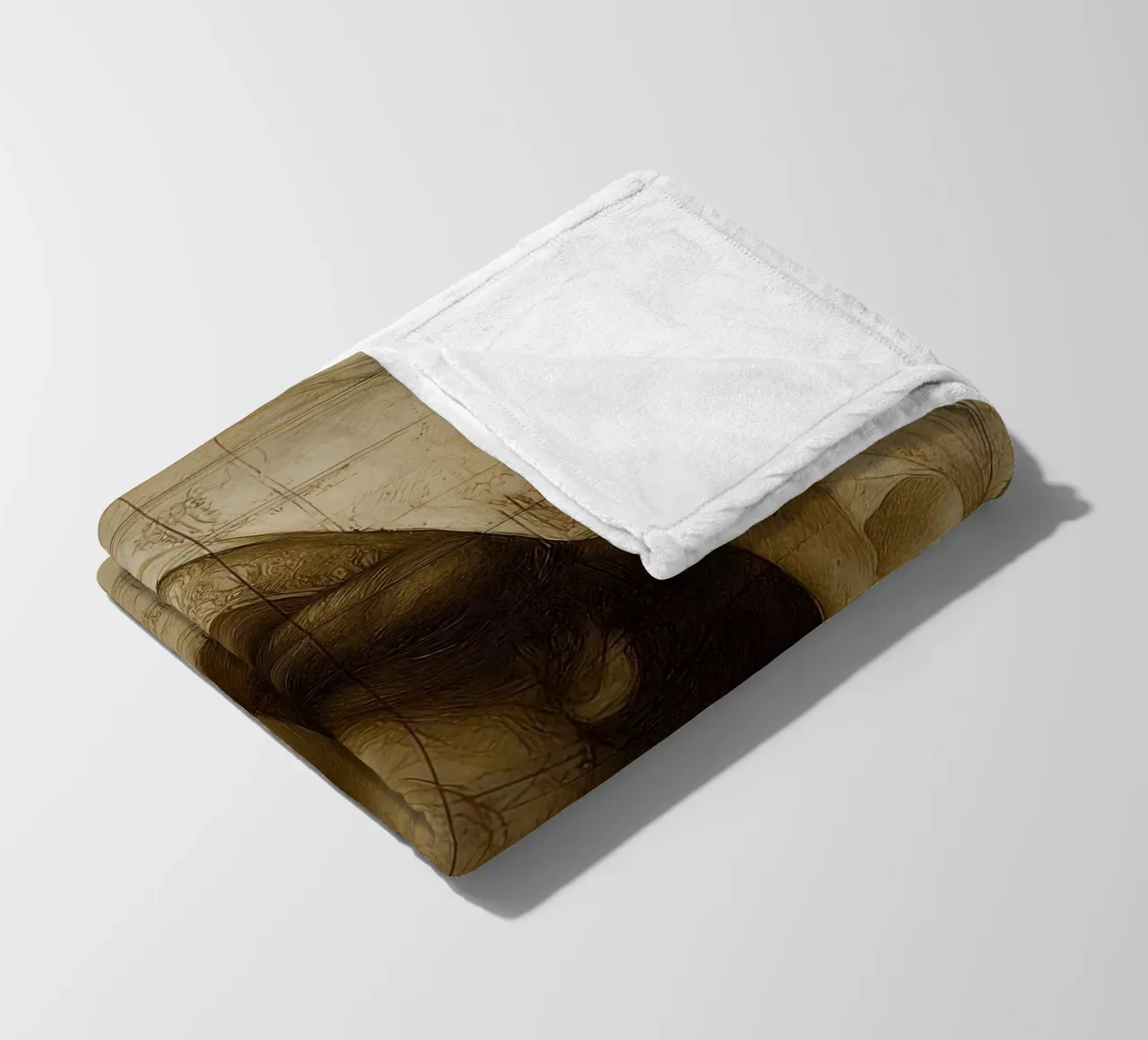 Da Vincis Scetch coperta in pile da M-Ulrich-Digital Art