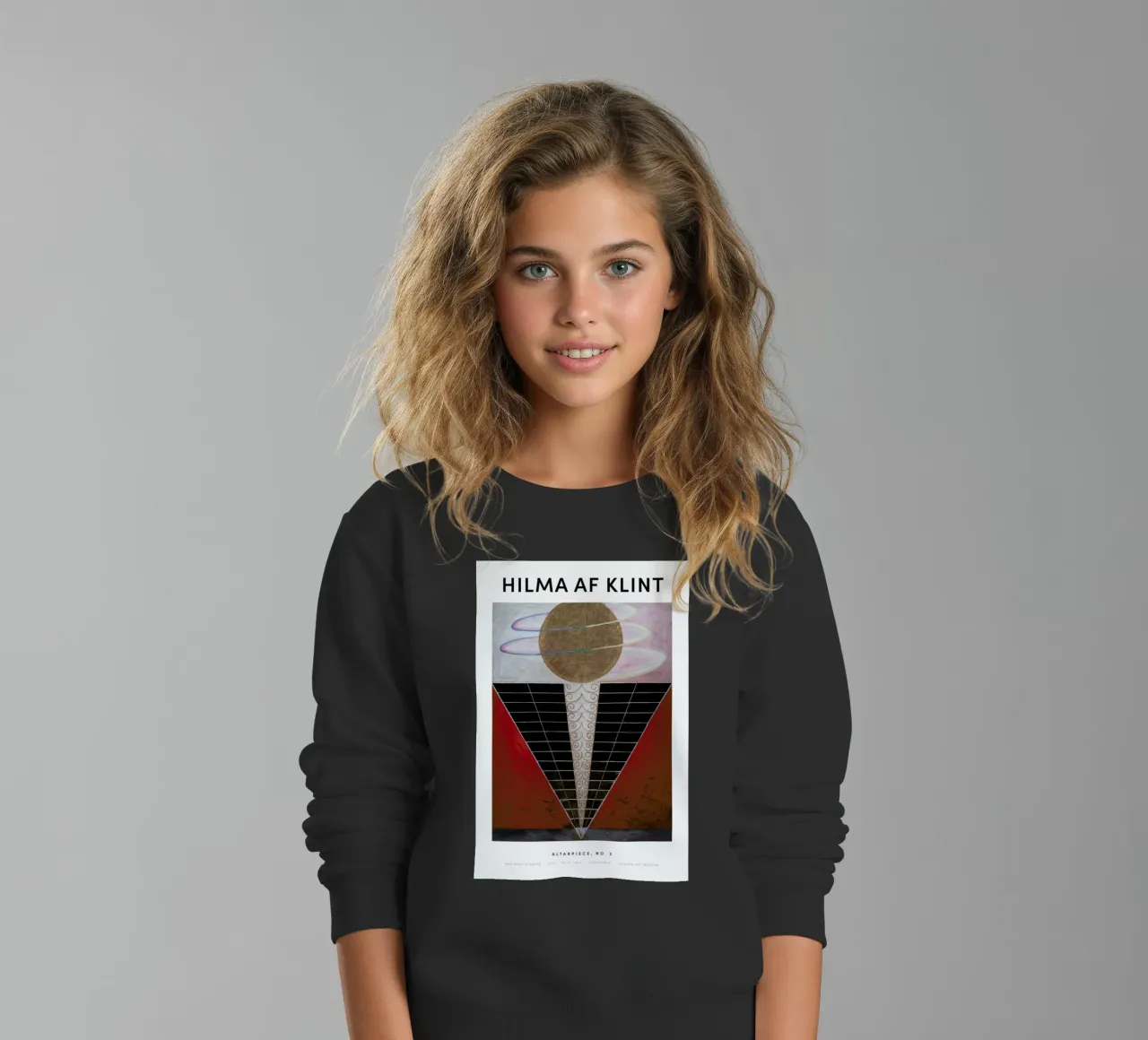 Hilma af Klint - Altarpiece, No. 2 II felpa bambino da Vintage by JUNIQE