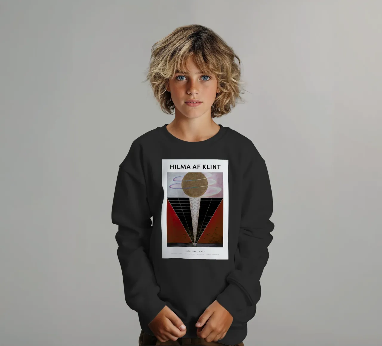 Hilma af Klint - Altarpiece, No. 2 II felpa bambino da Vintage by JUNIQE