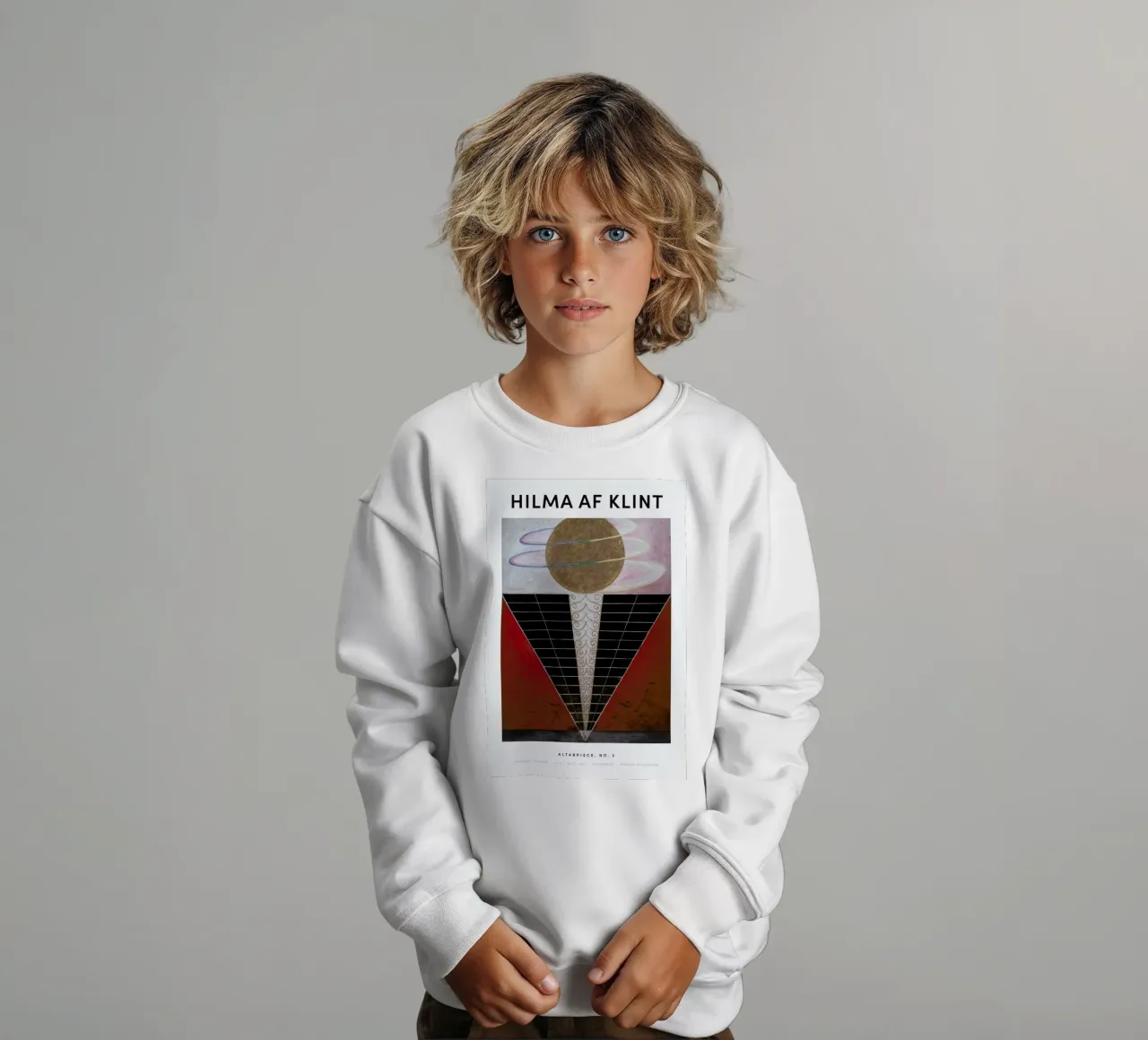 Hilma af Klint - Altarpiece, No. 2 II kids sweatshirt by Vintage by JUNIQE