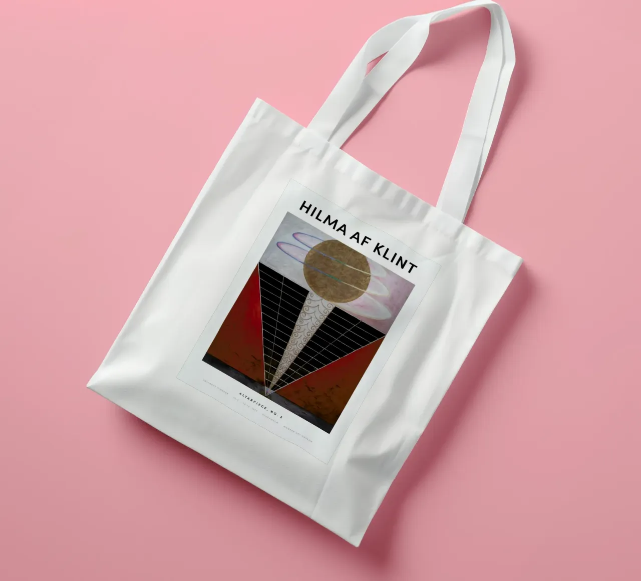 Hilma af Klint - Altarpiece, No. 2 II borsa in juta da Vintage by JUNIQE