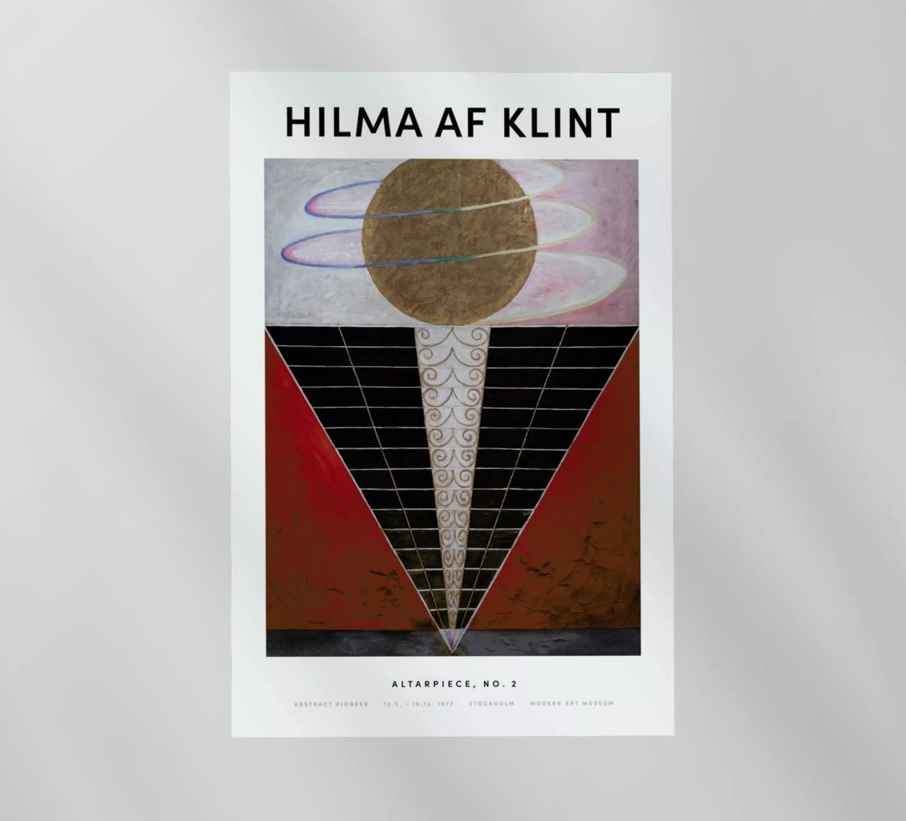 Hilma af Klint - Altarpiece, No. 2 II pellicola backlit da Vintage by JUNIQE