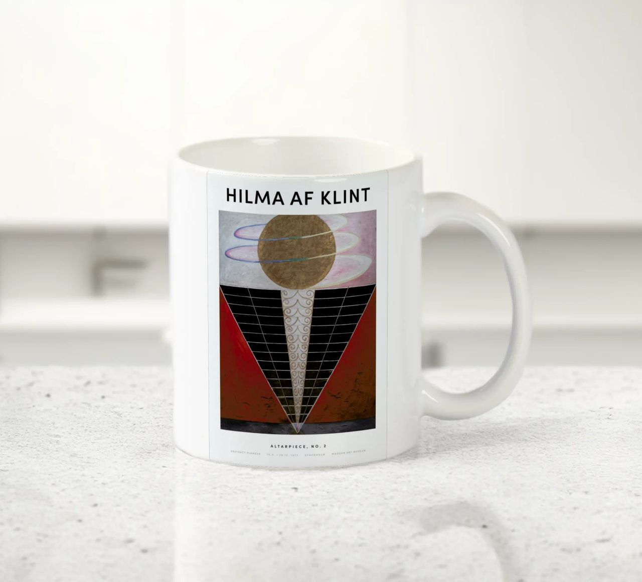 Hilma af Klint - Altarpiece, No. 2 II tazza in ceramica da Vintage by JUNIQE