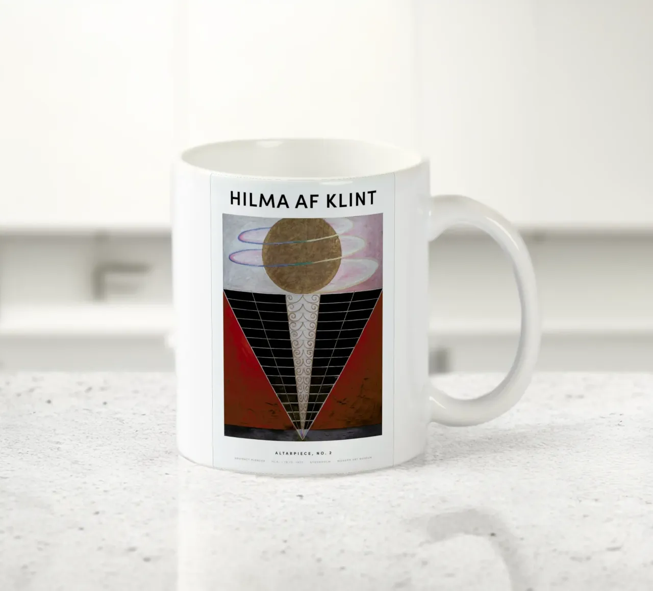 Hilma af Klint - Altarpiece, No. 2 II mug en céramique de Vintage by JUNIQE