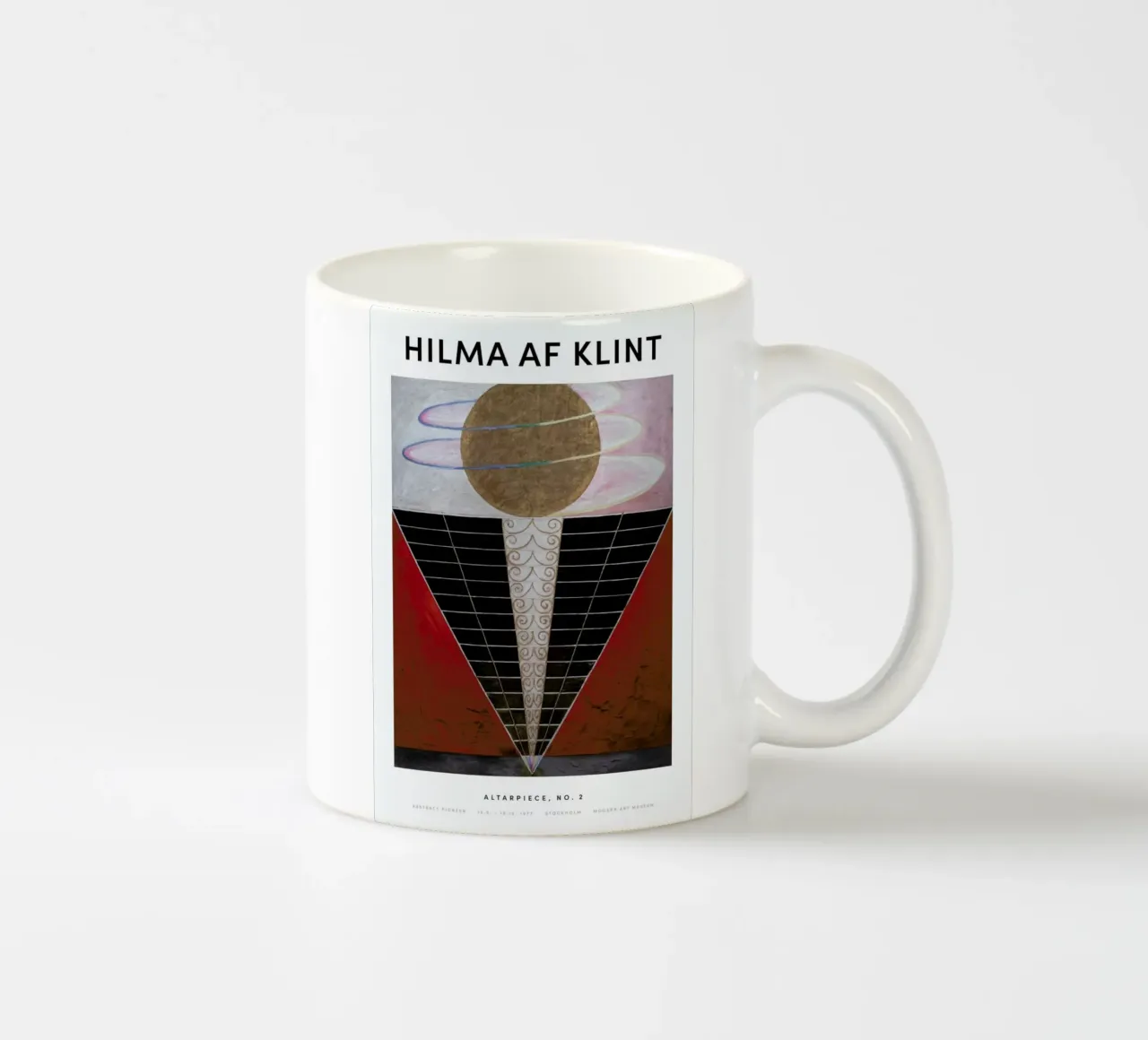Hilma af Klint - Altarpiece, No. 2 II mug en céramique de Vintage by JUNIQE