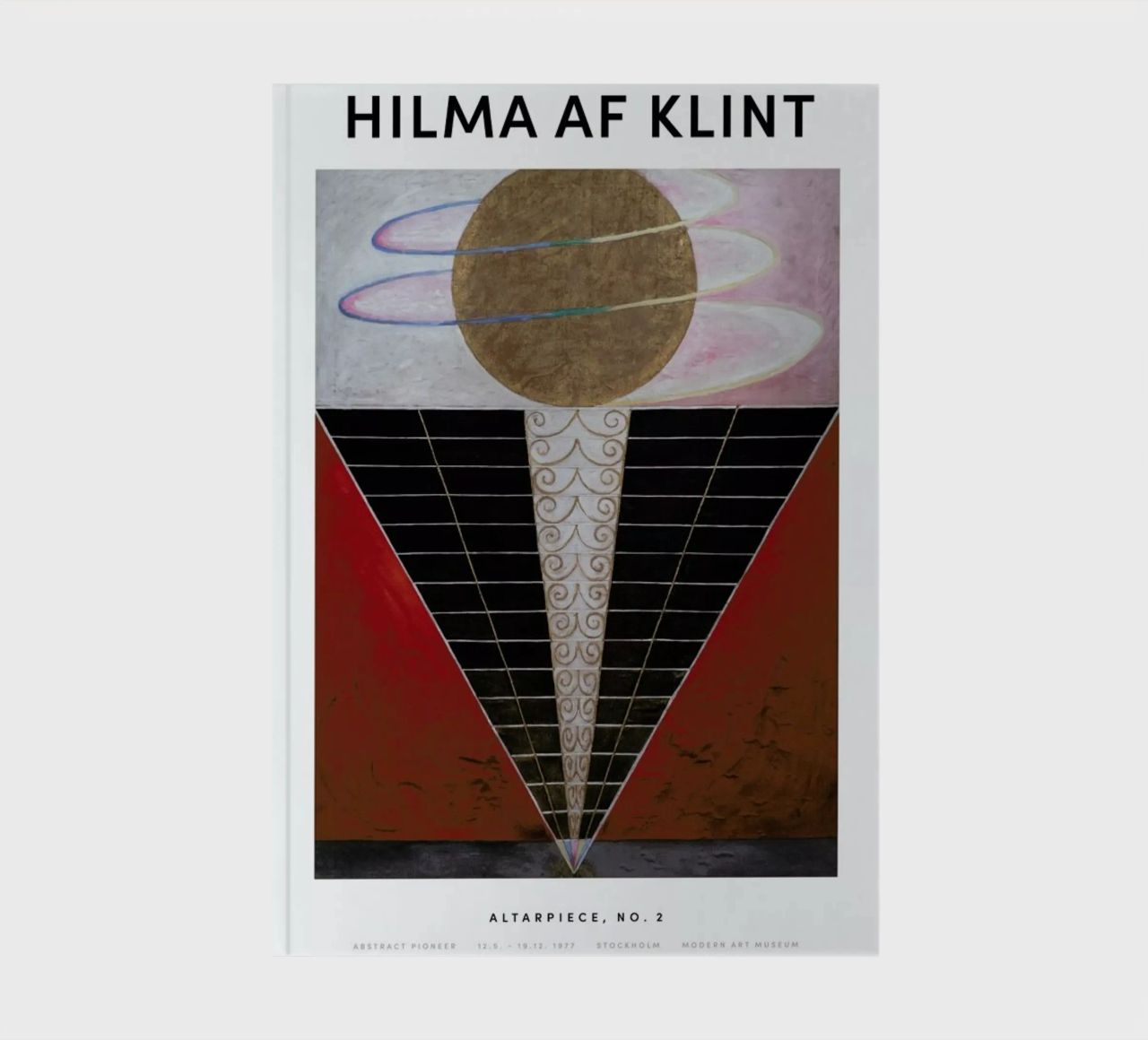 Hilma af Klint - Altarpiece, No. 2 II notebook by Vintage by JUNIQE