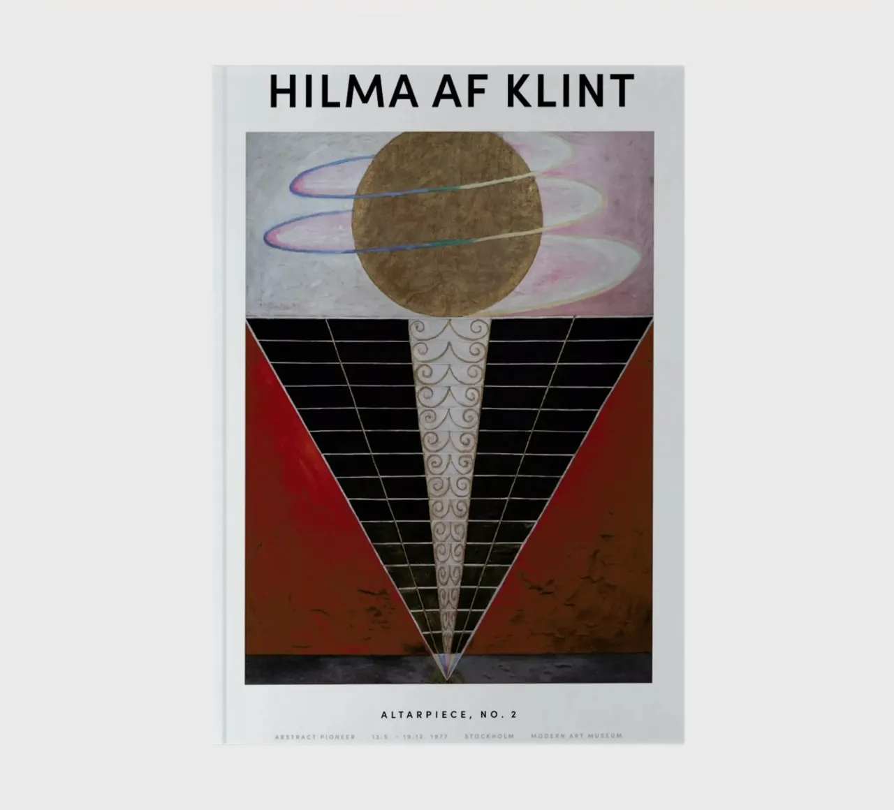 Hilma af Klint - Altarpiece, No. 2 II notitieboek van Vintage by JUNIQE
