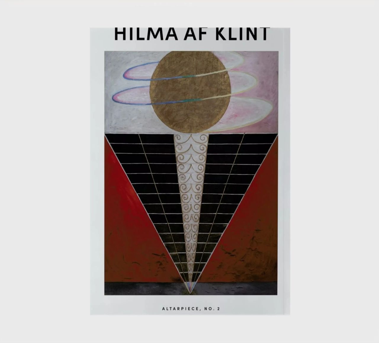 Hilma af Klint - Altarpiece, No. 2 II notebook by Vintage by JUNIQE