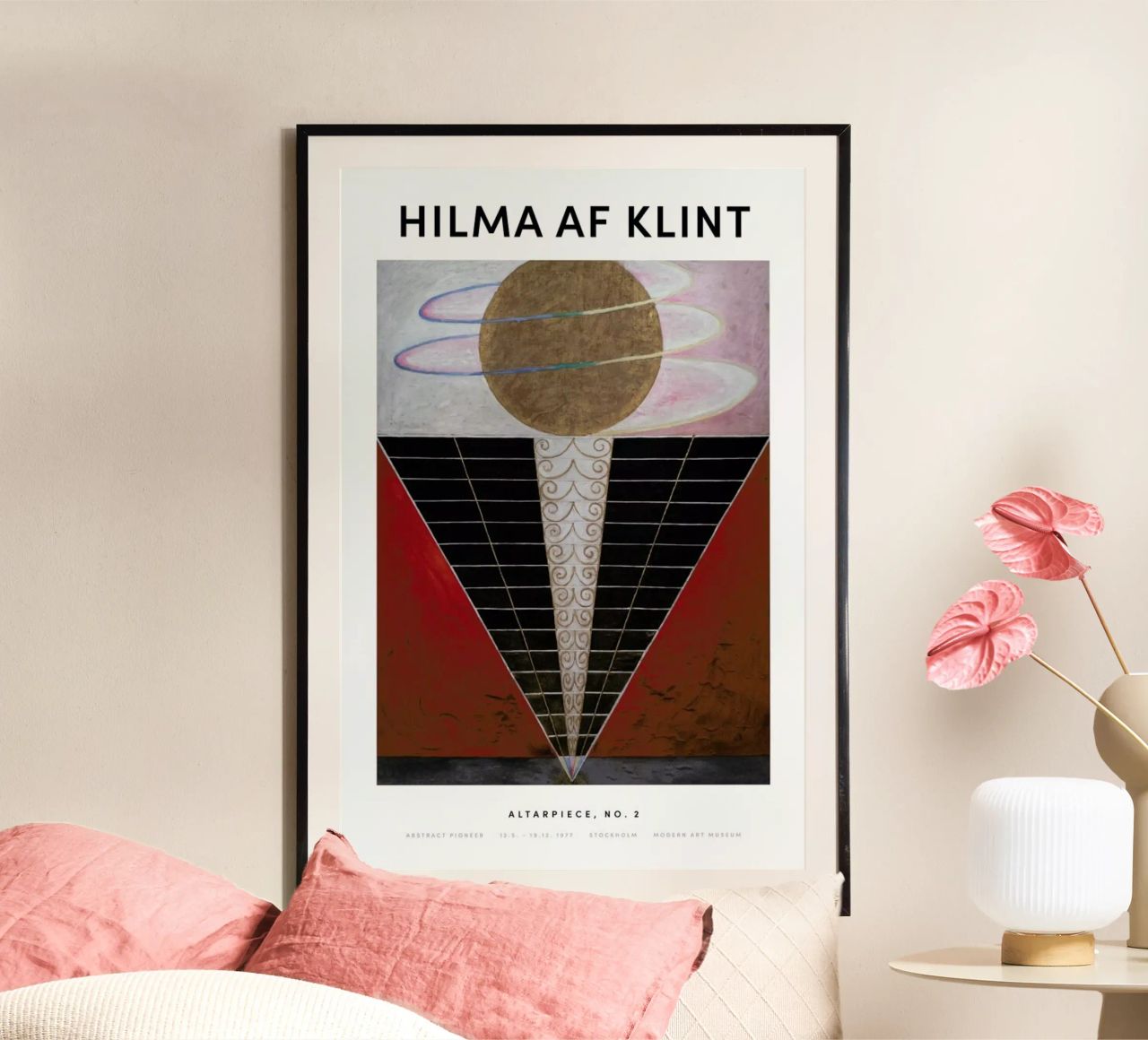 Hilma af Klint - Altarpiece, No. 2 II carta hahnemühle da Vintage by JUNIQE