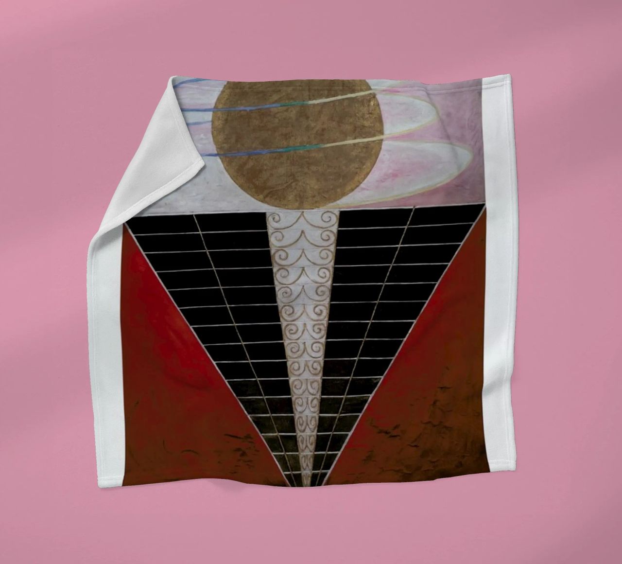 Hilma af Klint - Altarpiece, No. 2 II coperta in pile da Vintage by JUNIQE