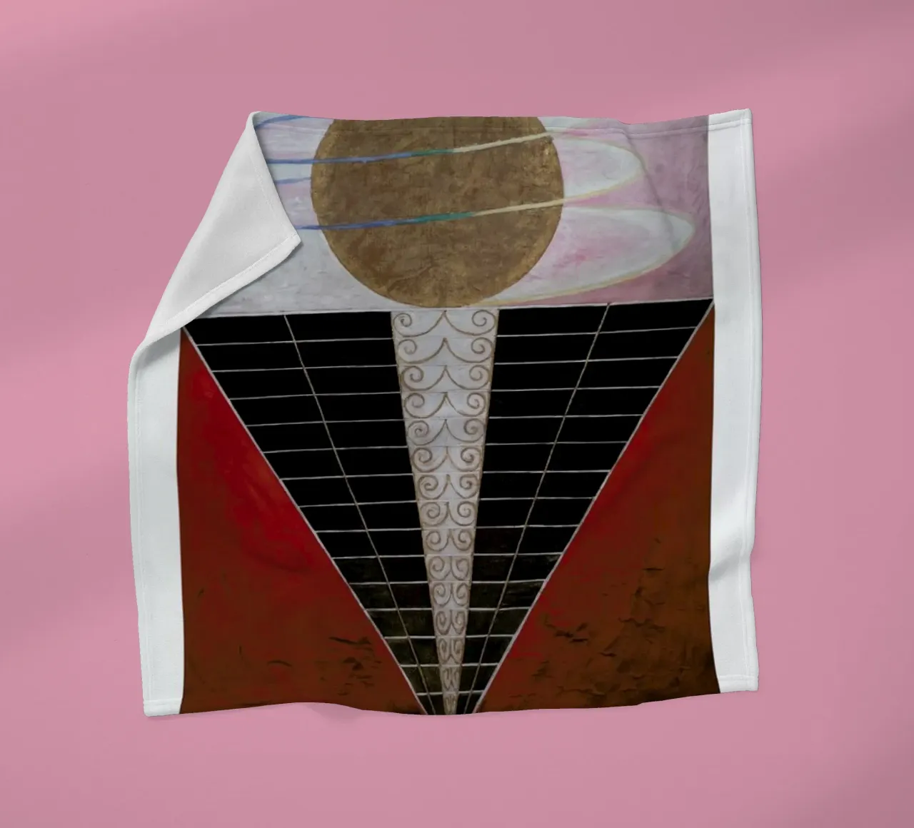 Hilma af Klint - Altarpiece, No. 2 II manta de franela de Vintage by JUNIQE