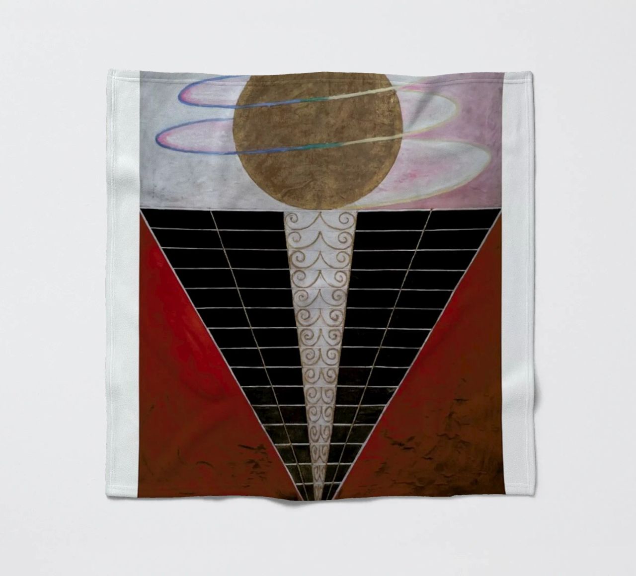 Hilma af Klint - Altarpiece, No. 2 II coperta in pile da Vintage by JUNIQE
