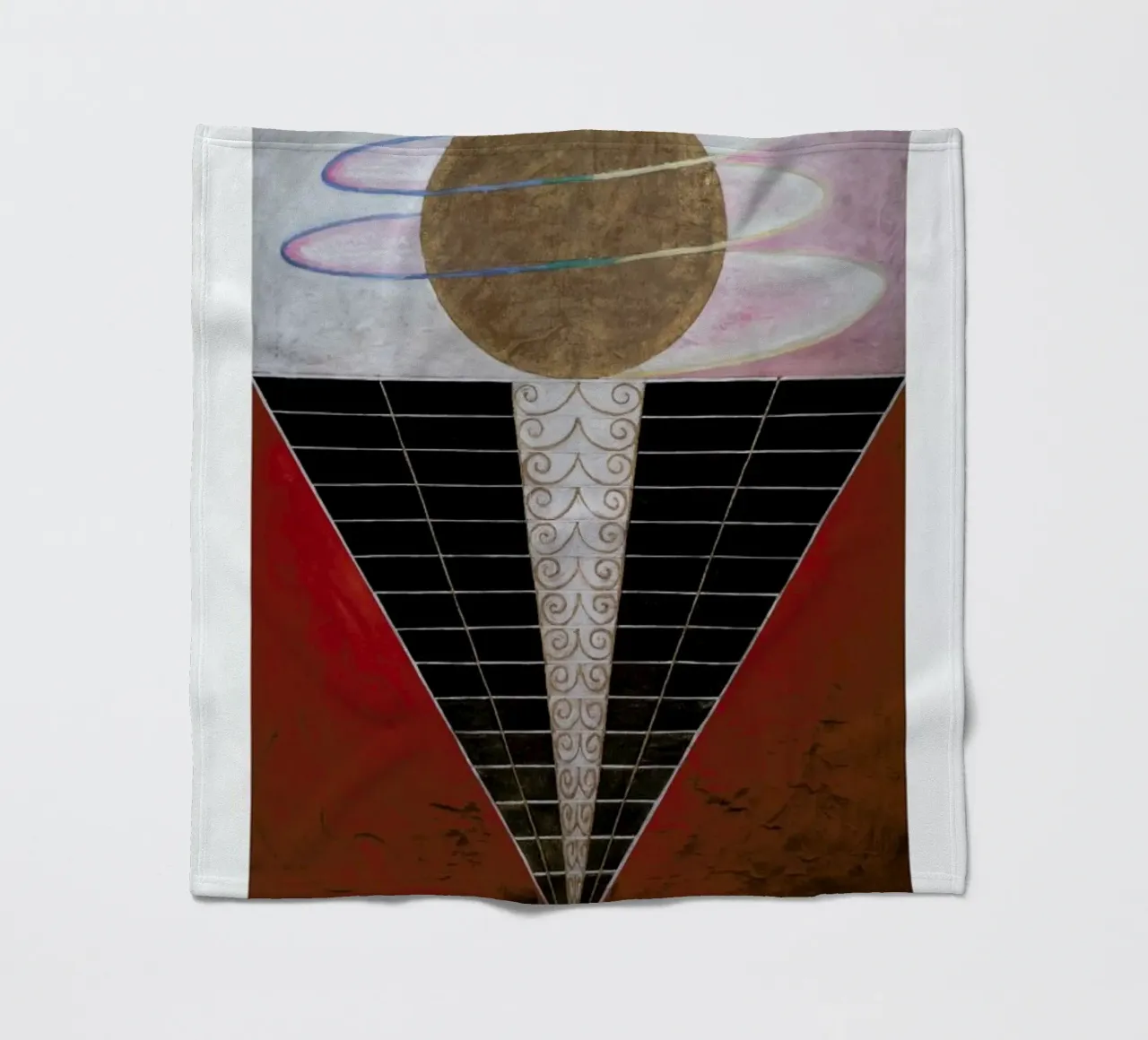 Hilma af Klint - Altarpiece, No. 2 II manta de franela de Vintage by JUNIQE