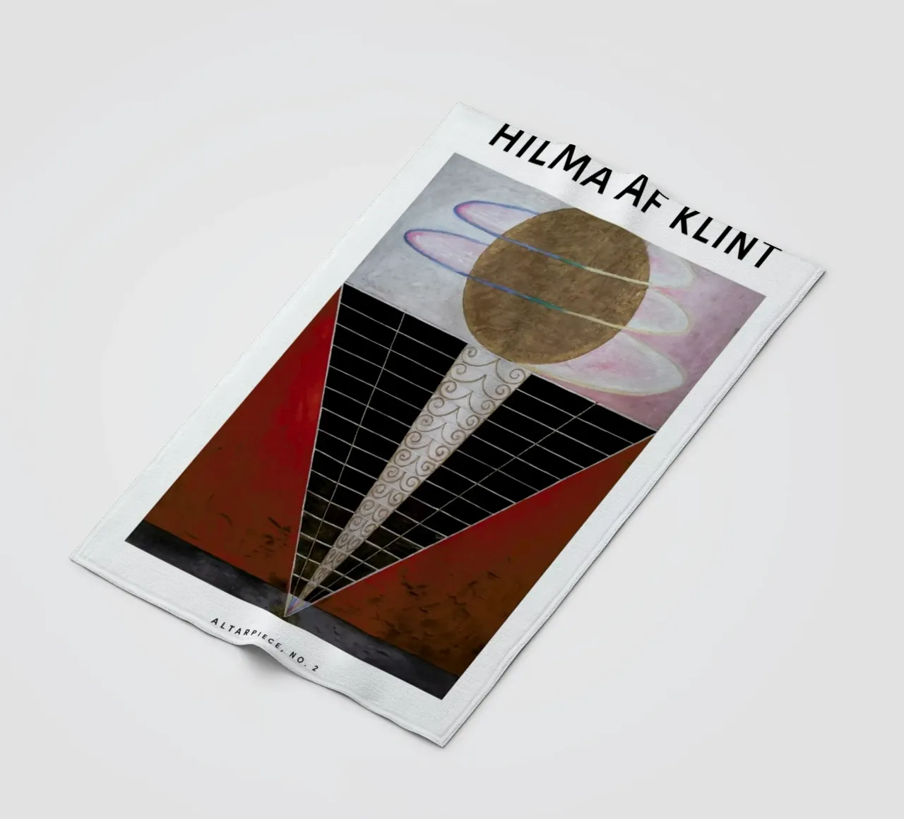 Hilma af Klint - Altarpiece, No. 2 II manta de franela de Vintage by JUNIQE