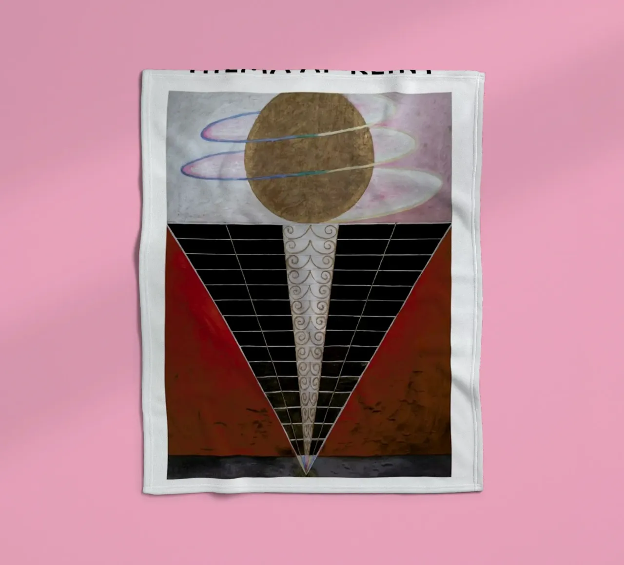 Hilma af Klint - Altarpiece, No. 2 II manta de franela de Vintage by JUNIQE