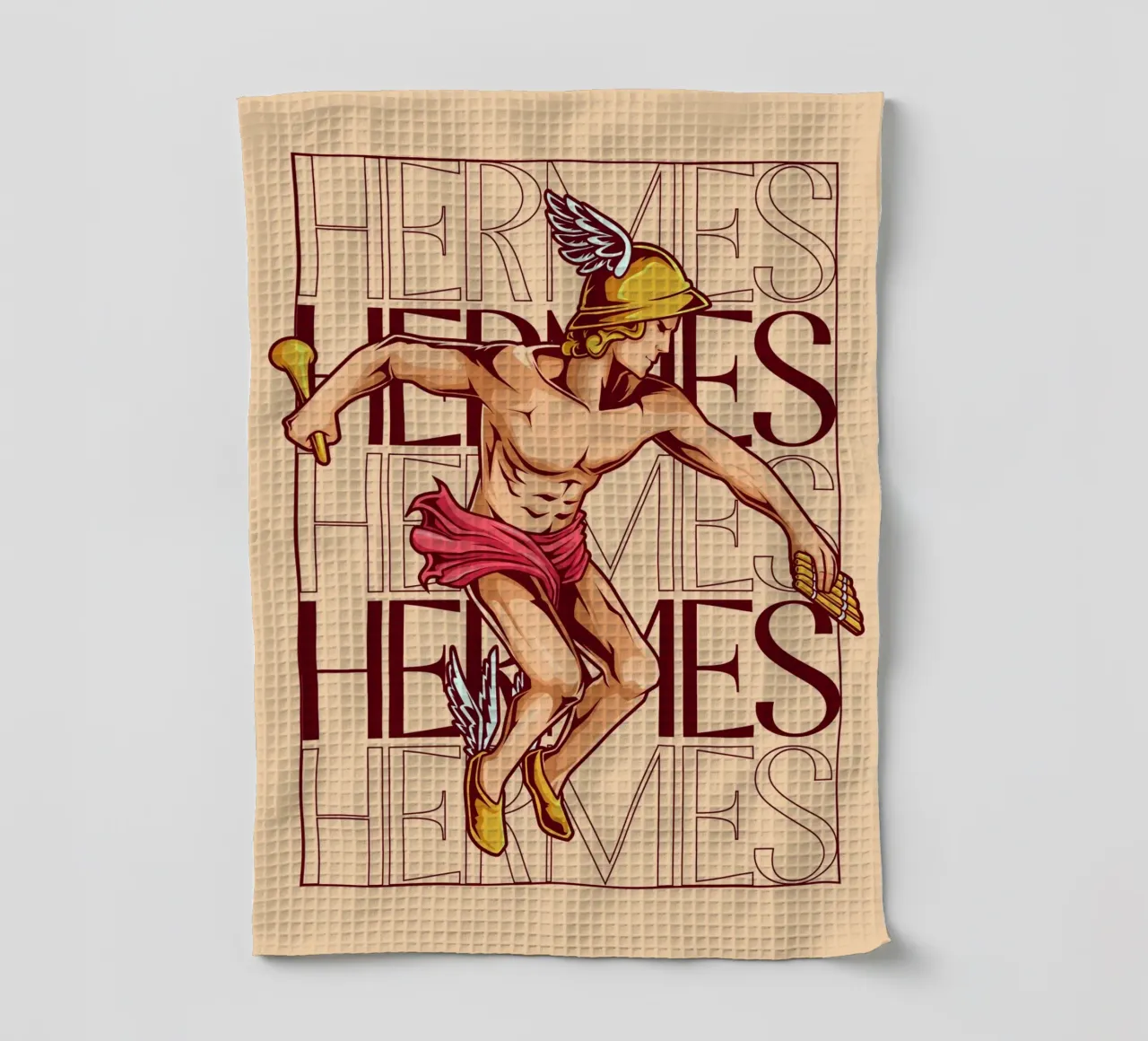 HERMES - messaggero degli dei in movimento canovaccio da cucina da pixelbull - medieval art and more