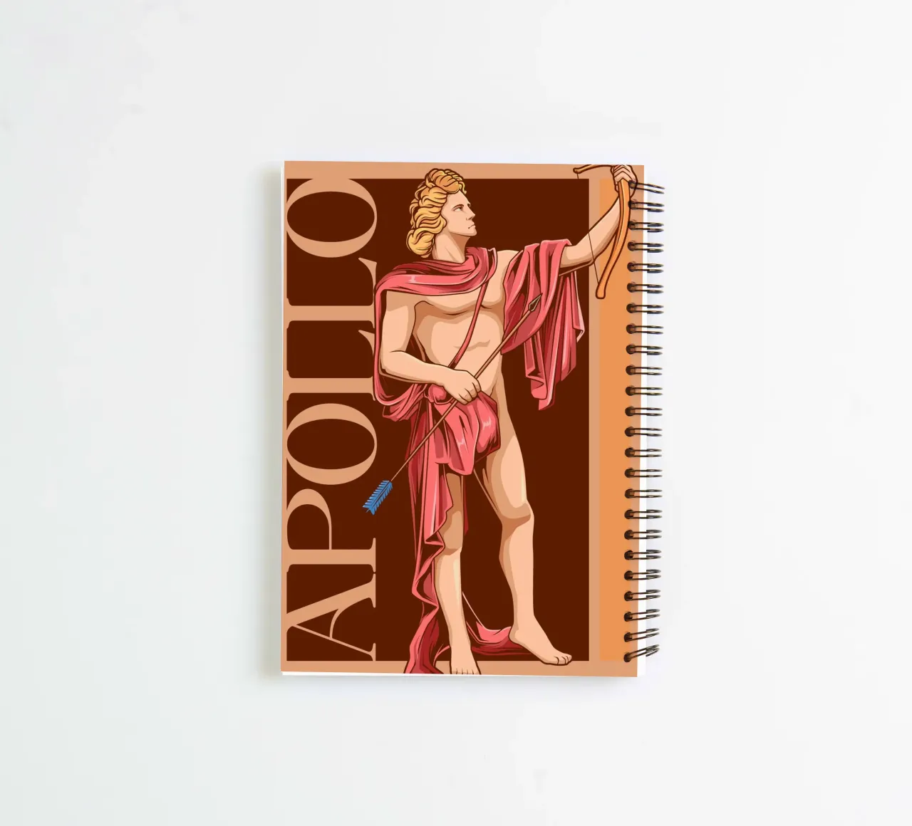 APOLLO - Portatore di archi con una faccia seria diario ad anelli da pixelbull - medieval art and more