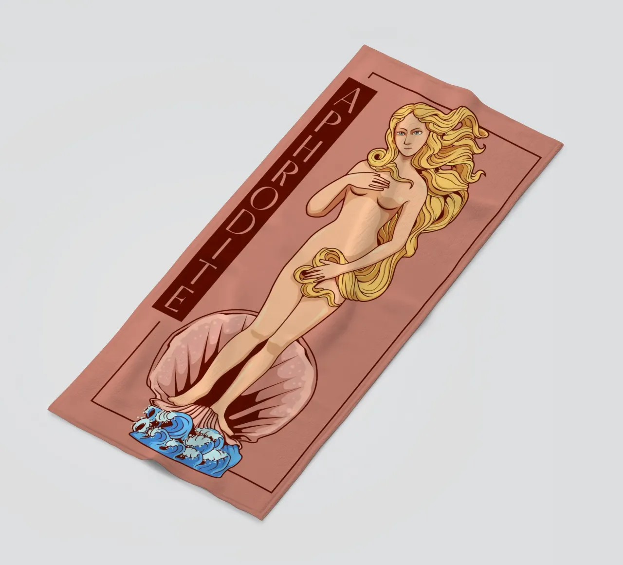 APHRODITE - La bellezza sul guscio telo mare da pixelbull - medieval art and more