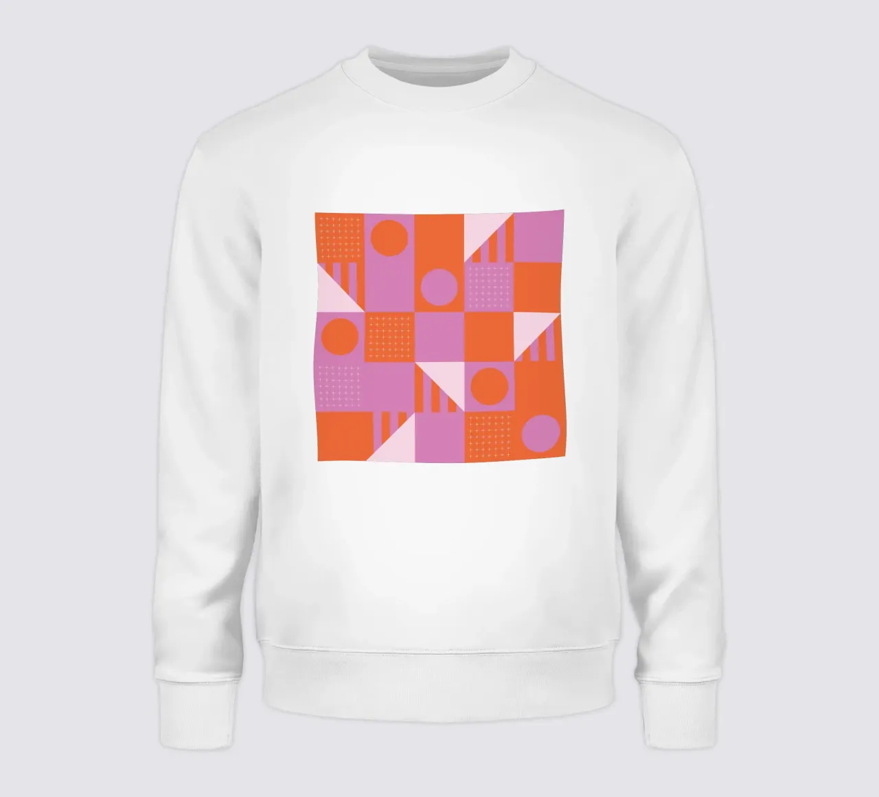 Riviera Tiles Glow Vibes felpa da designdn