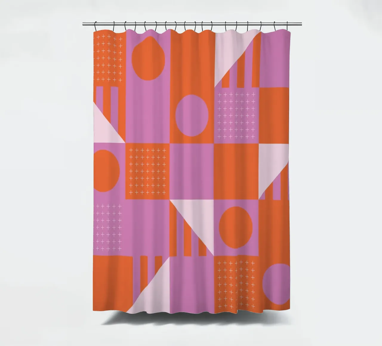 Riviera Tiles Glow Vibes tenda da doccia da designdn