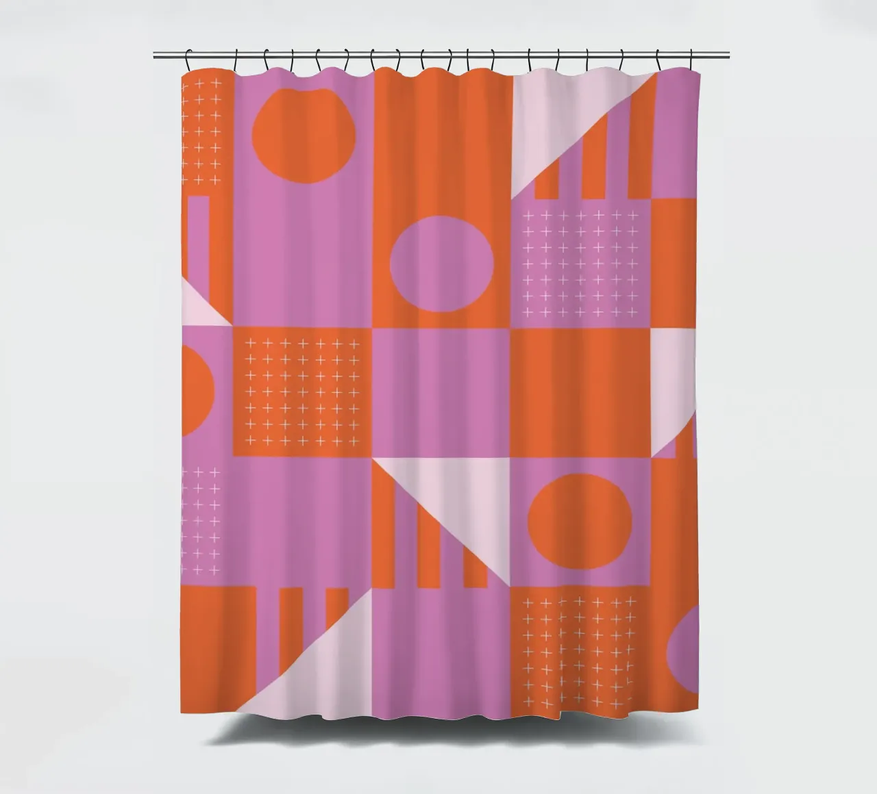 Riviera Tiles Glow Vibes tenda da doccia da designdn