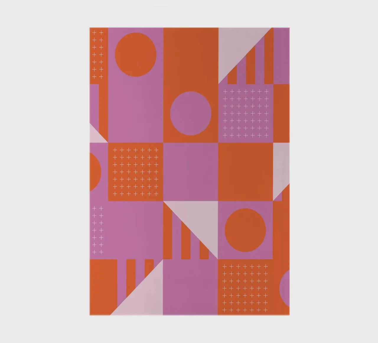 Riviera Tiles Glow Vibes notebook by designdn