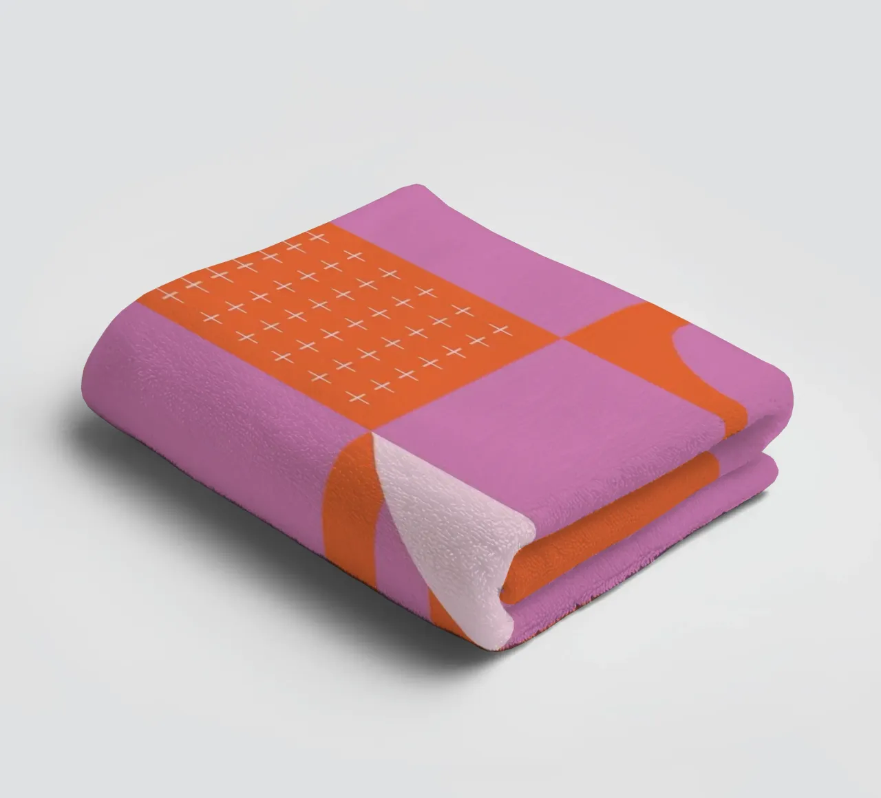 Riviera Tiles Glow Vibes asciugamano da bagno da designdn