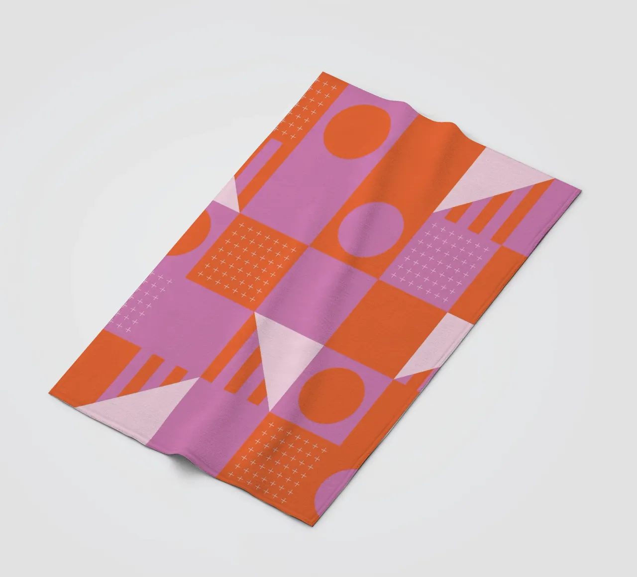Riviera Tiles Glow Vibes coperta in pile da designdn