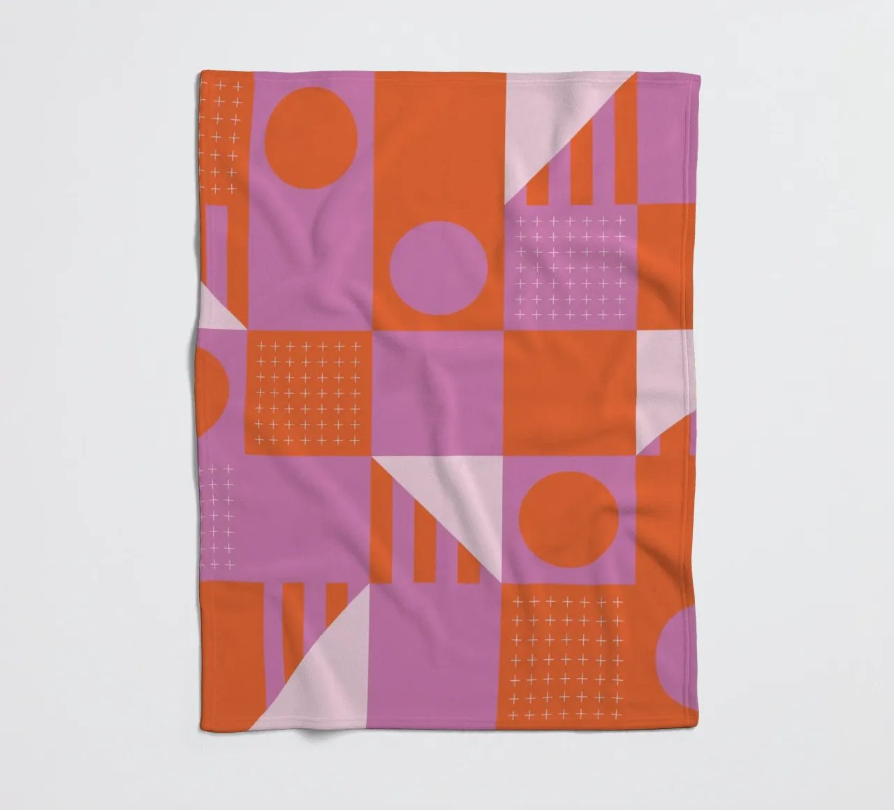 Riviera Tiles Glow Vibes coperta in pile da designdn