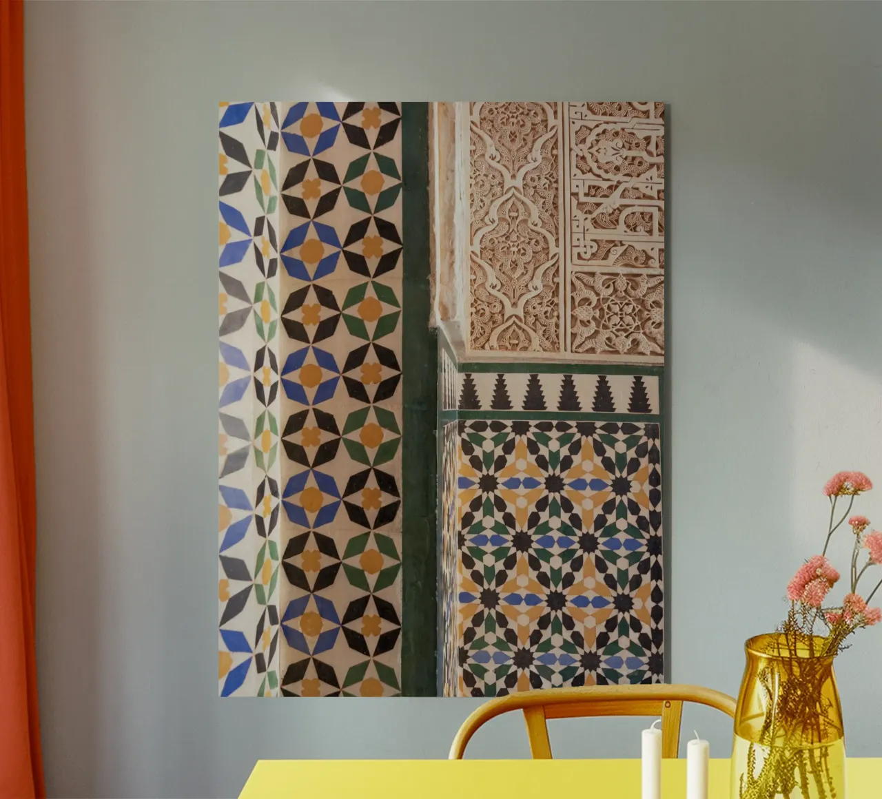 Piastrelle storiche - Alhambra Granada Spagna alluminio dibond da Dagmar Pels