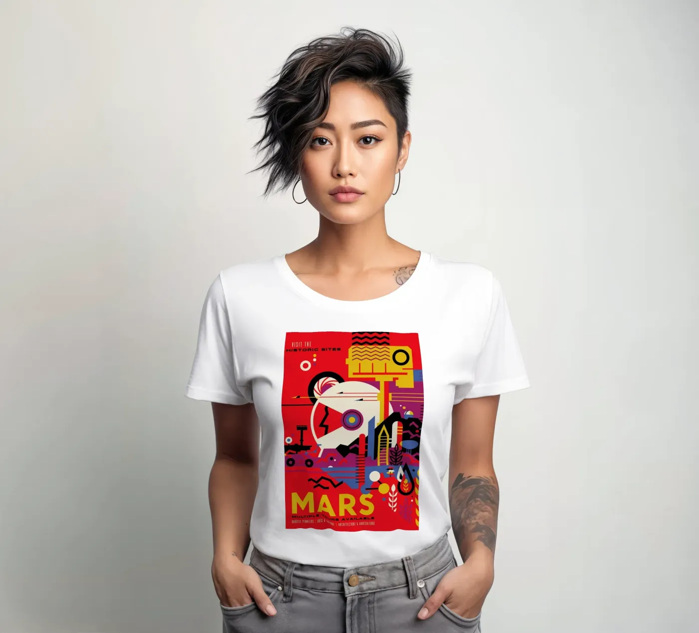 Mars t-shirt da donna da Studio One