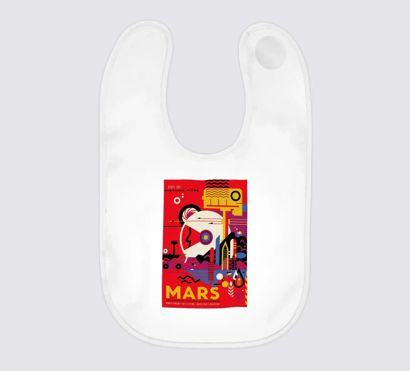 Mars baby bib by Studio One