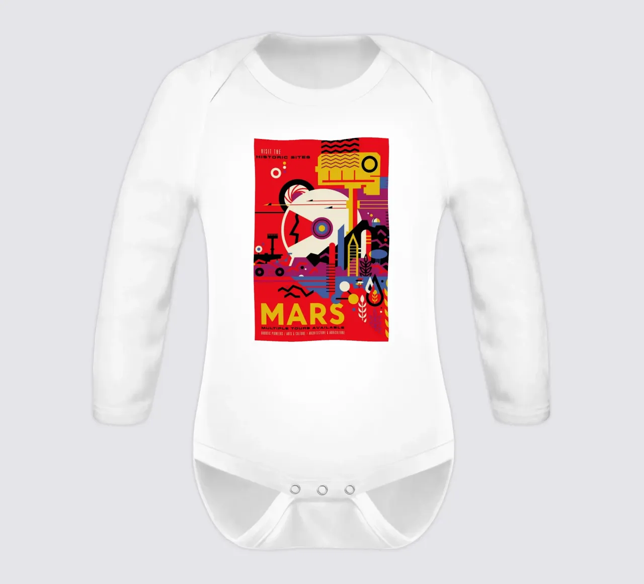 Mars body neonato maniche lunghe da Studio One