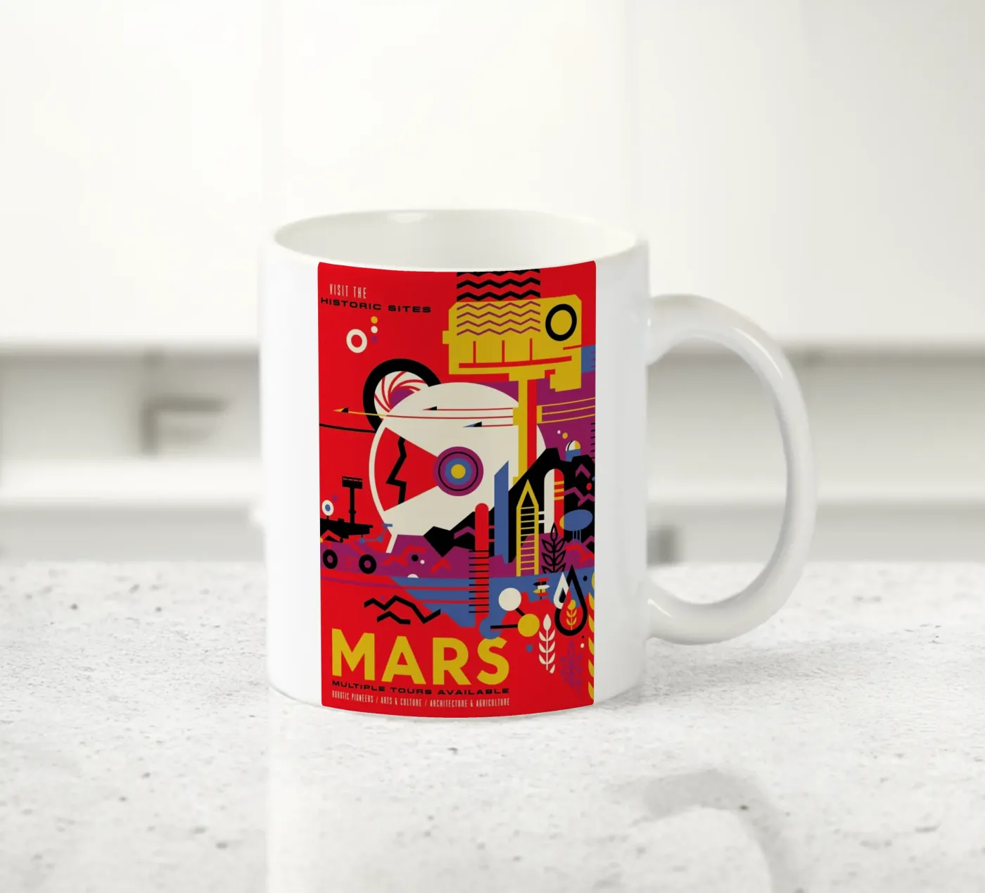 Mars ceramic mug by Studio One