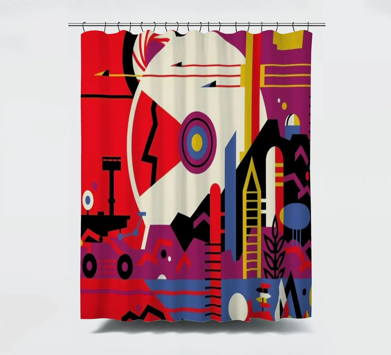 Mars Duschvorhang von Studio One