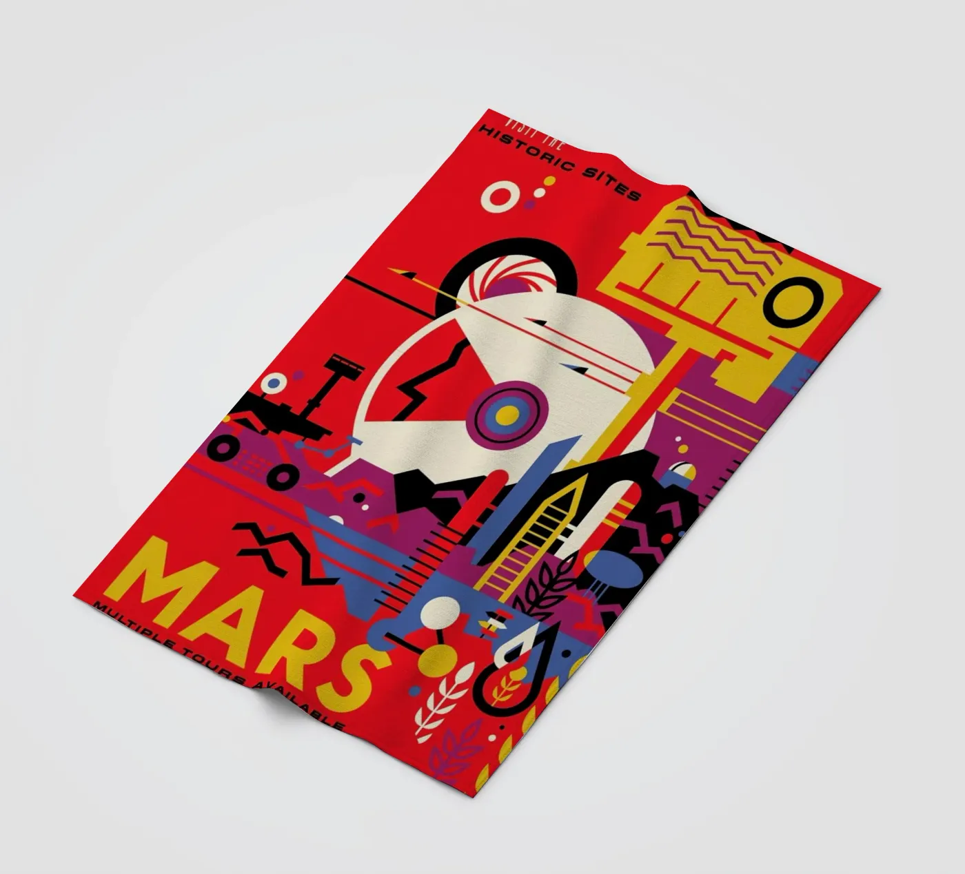 Mars Fleecedecke von Studio One