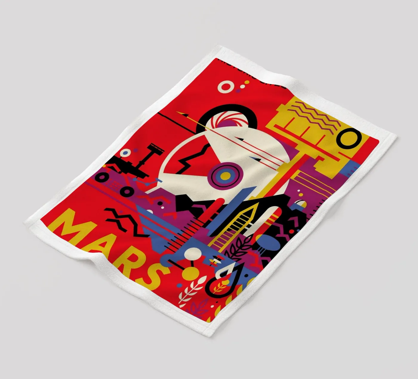 Mars Fleecedecke von Studio One