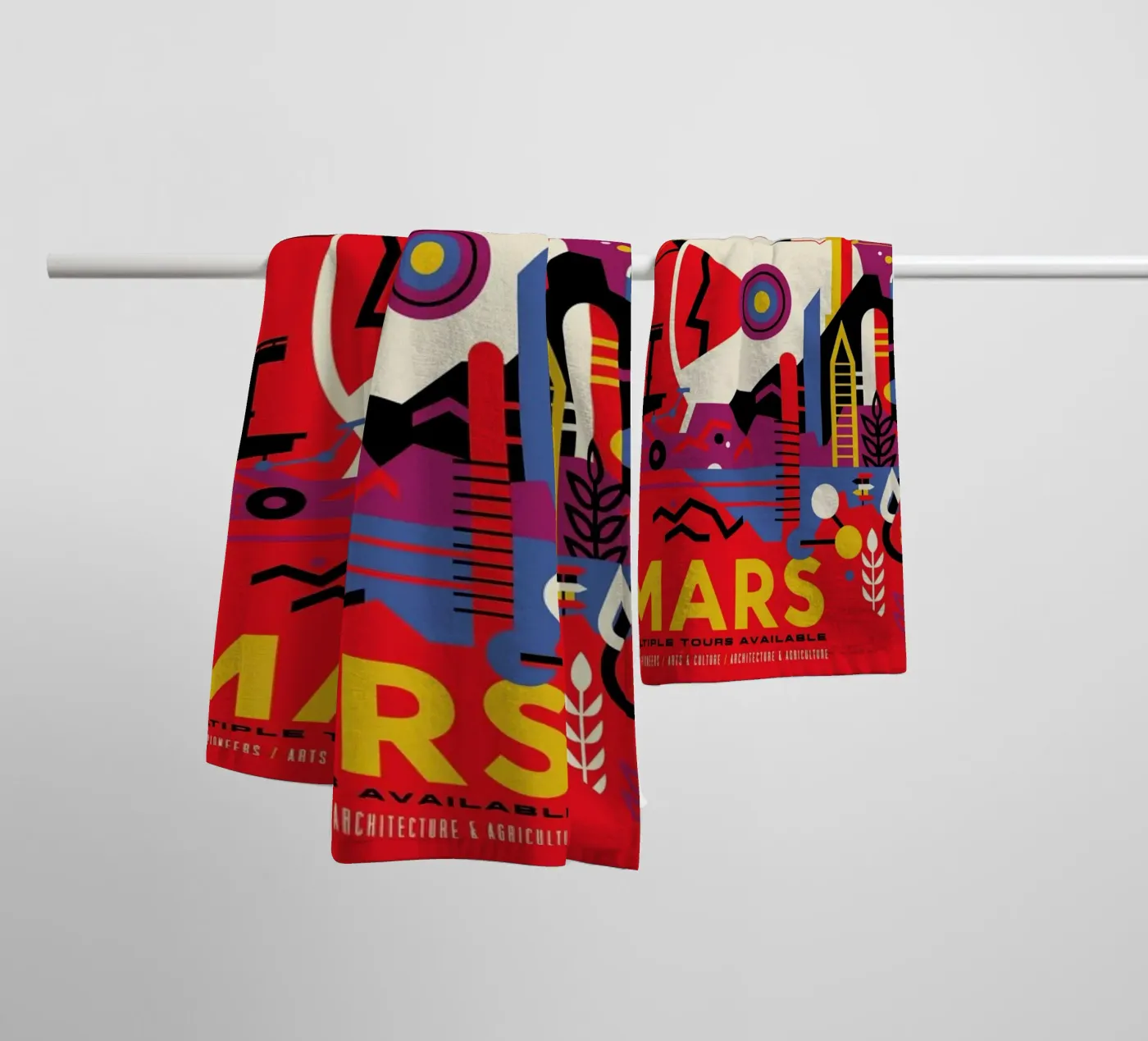 Mars badhanddoek van Studio One
