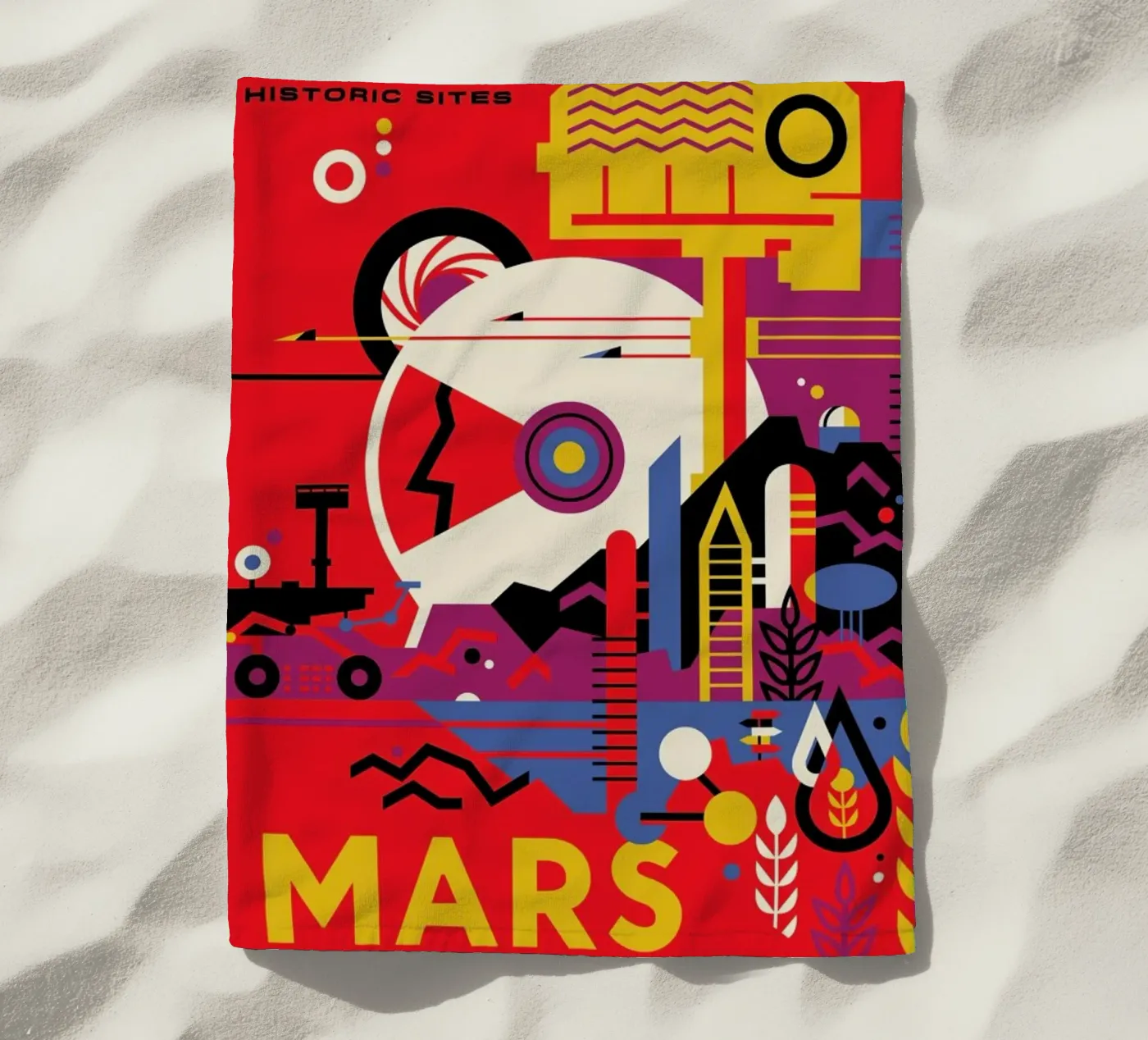 Mars Strandtuch von Studio One