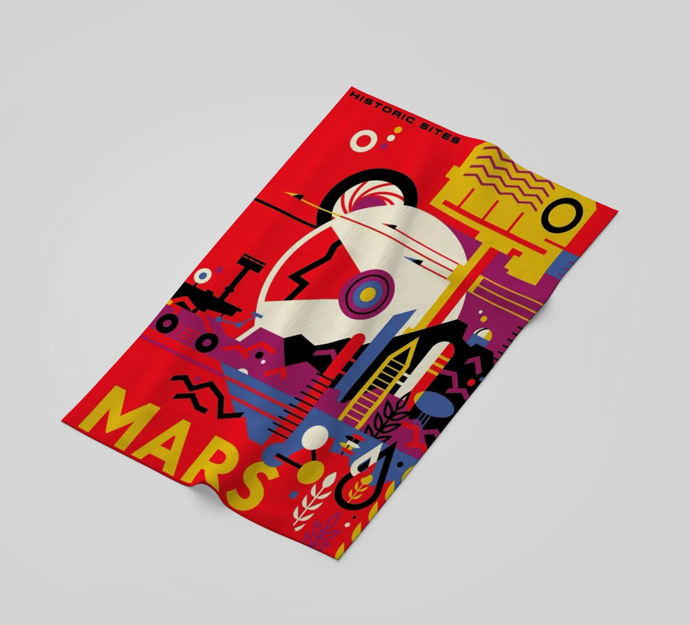 Mars Strandtuch von Studio One