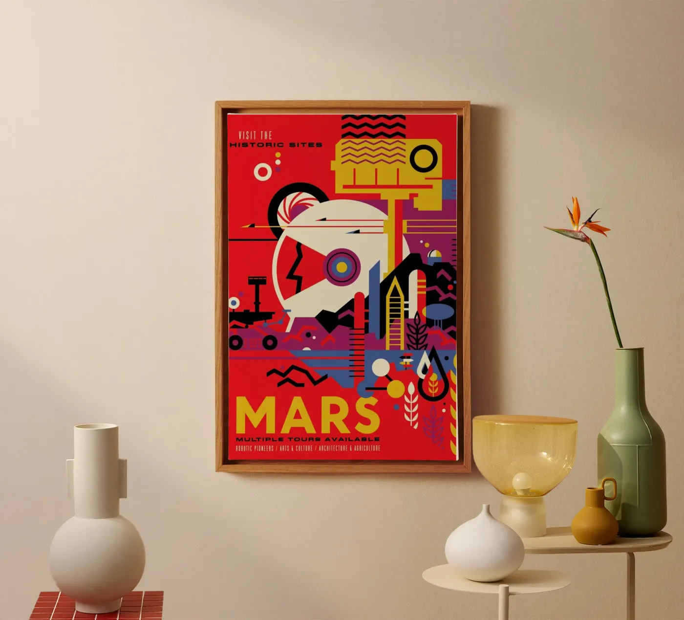Mars canvas van Studio One