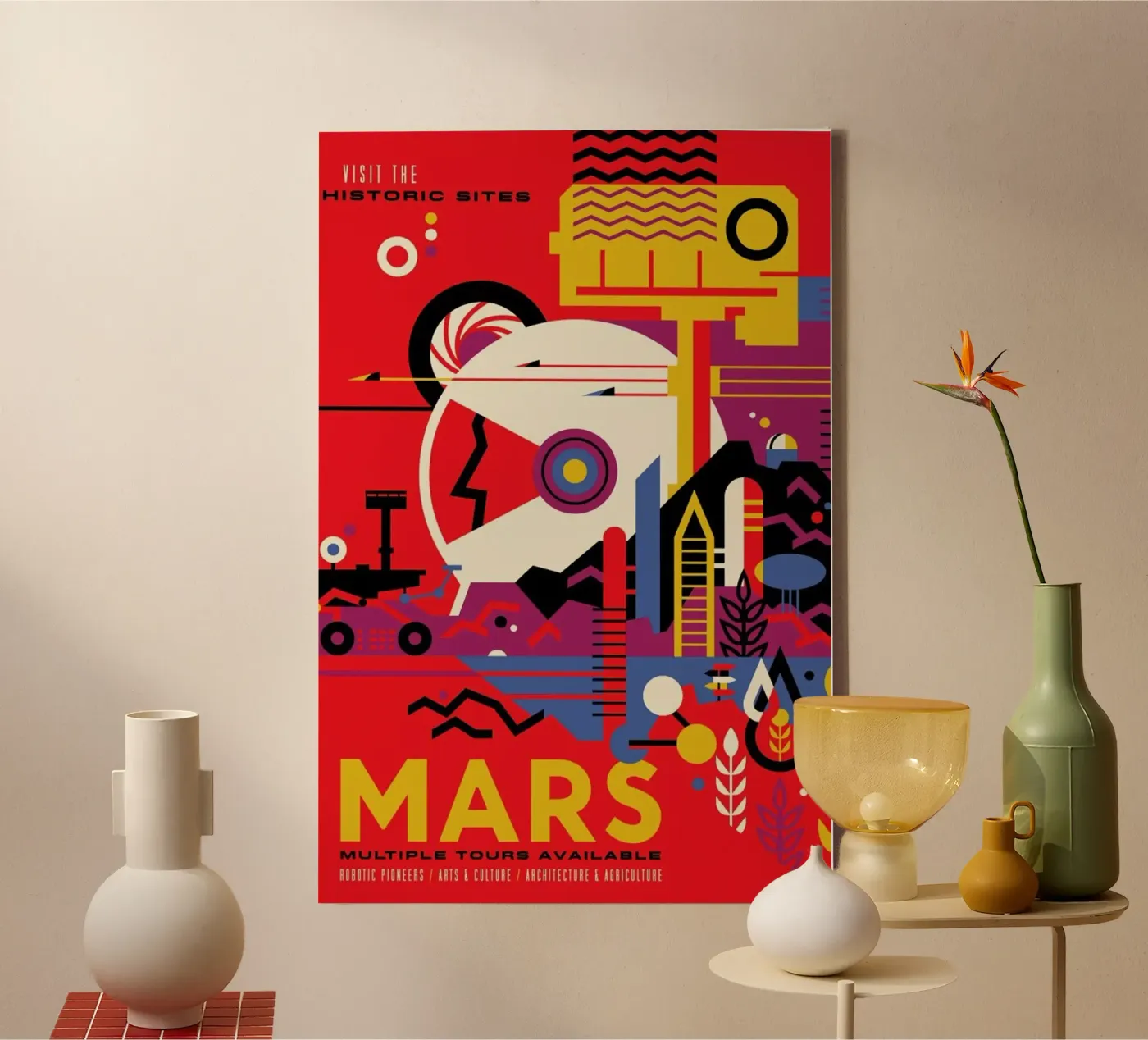 Mars canvas van Studio One