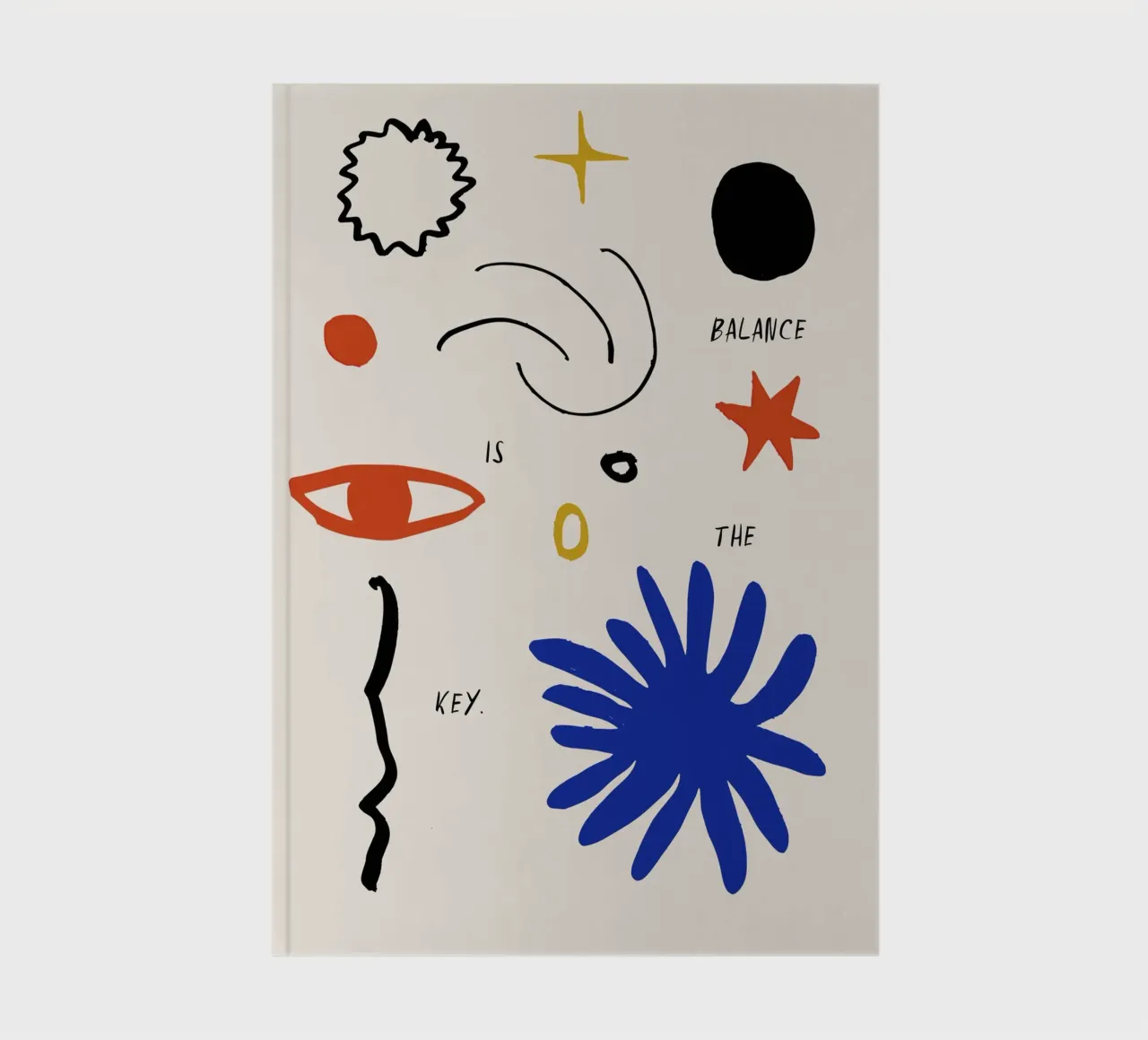 Kind Notes (Balance) notebook by treechild
