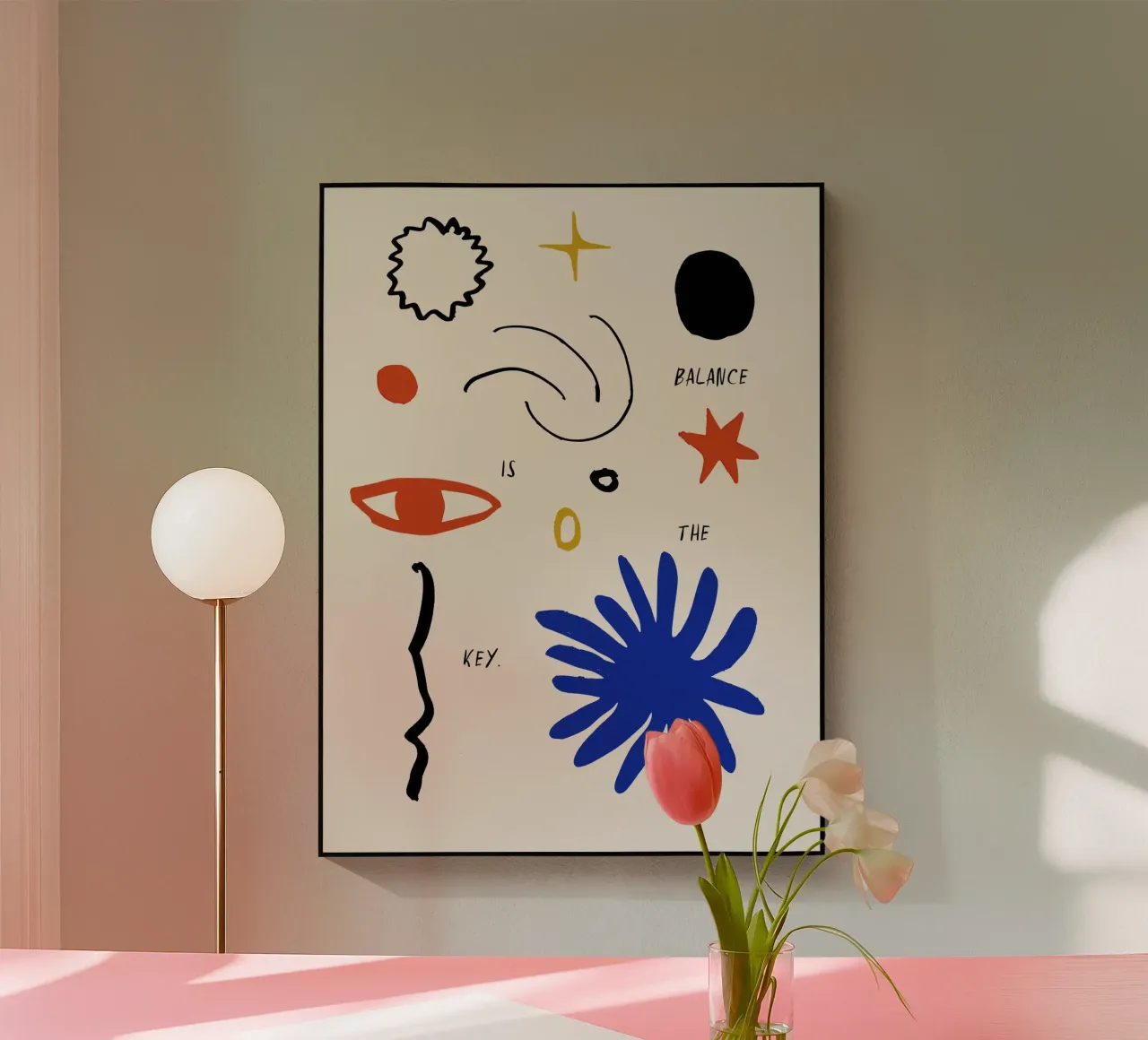 Kind Notes (Balance) plexiglass da treechild