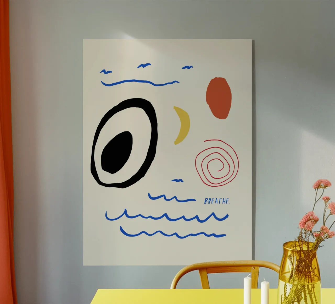 Kind Notes (Breathe) plexiglass da treechild