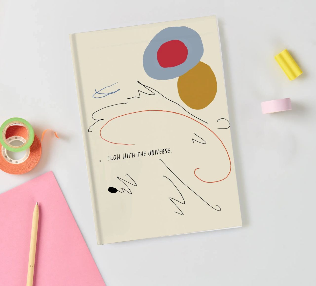 Kind Notes (Flow With The Universe) notebook by treechild
