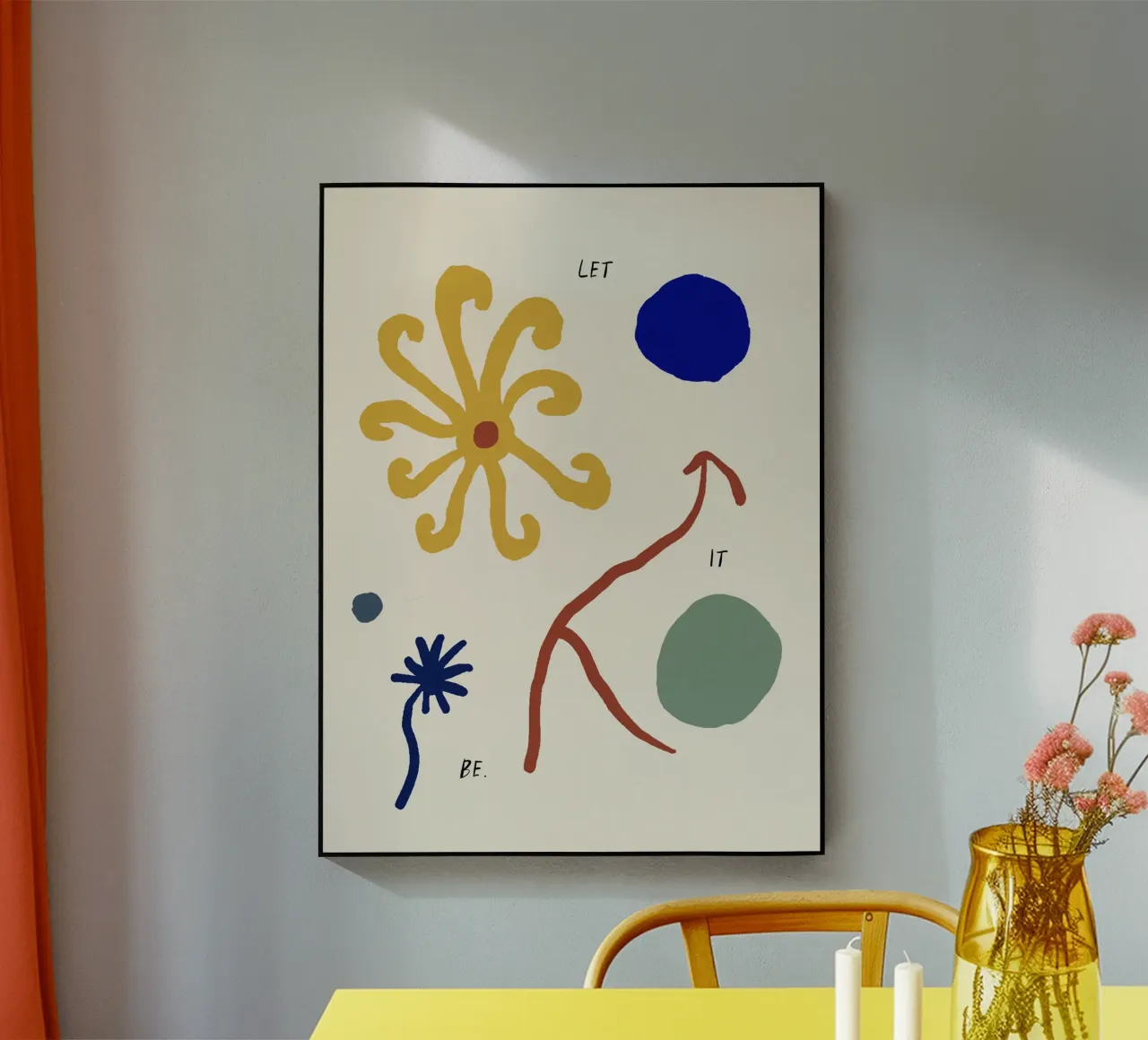 Kind Notes (Let It Be) plexiglass da treechild