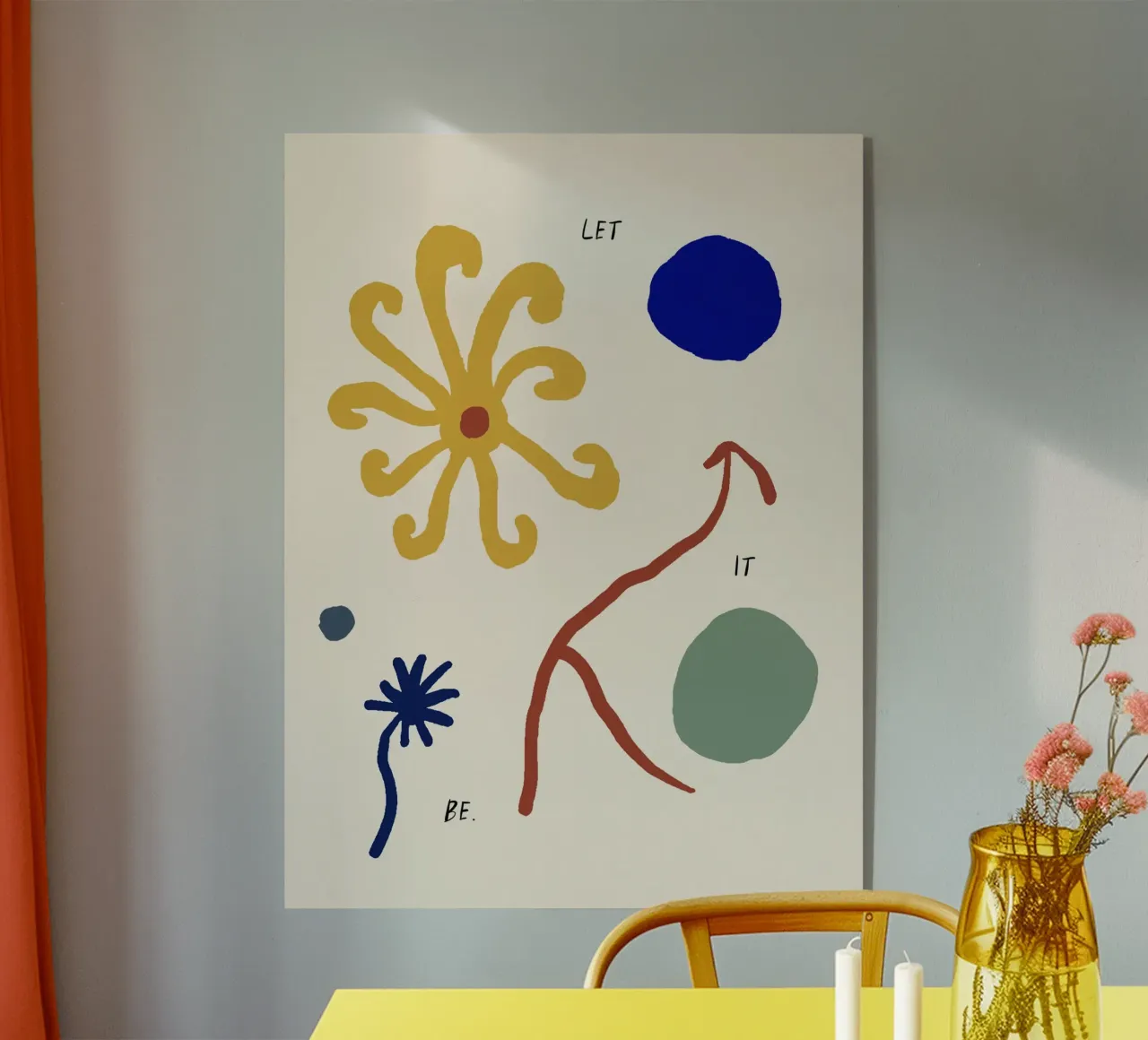 Kind Notes (Let It Be) plexiglass da treechild